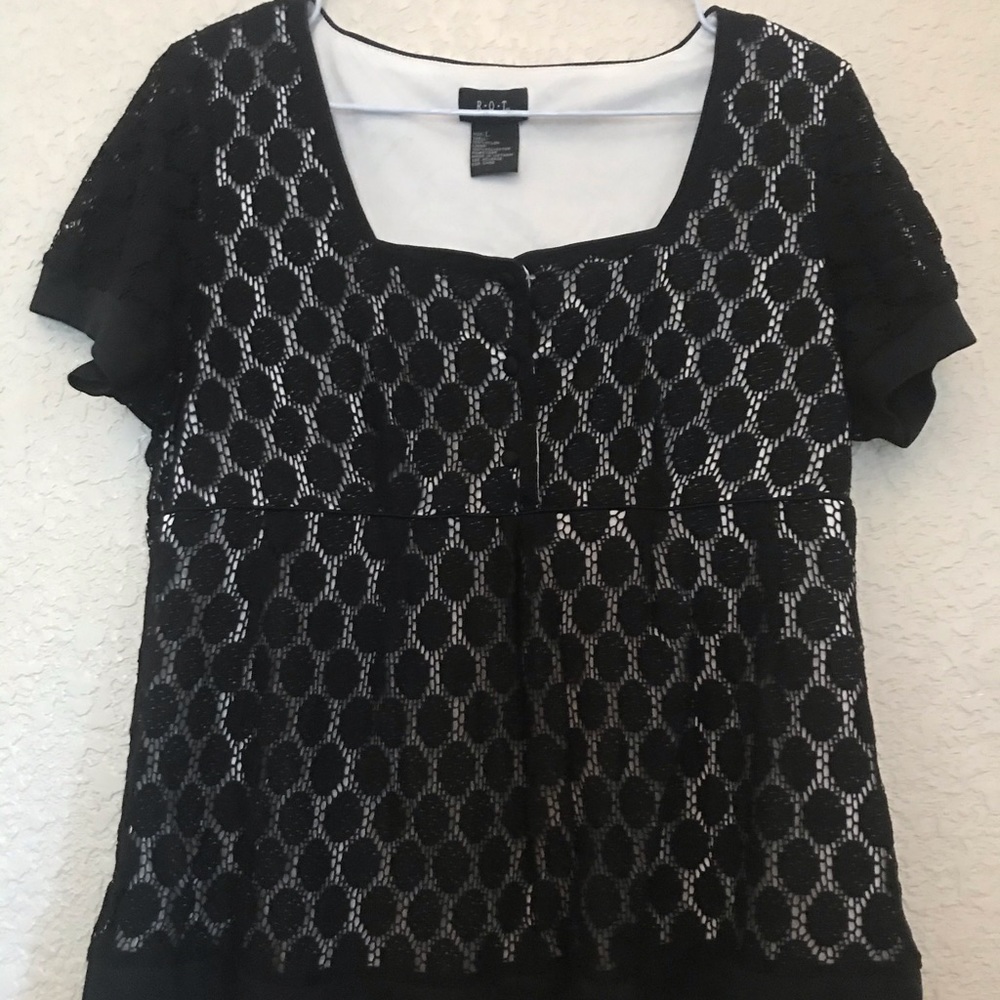 R.Q.T Black Blouse